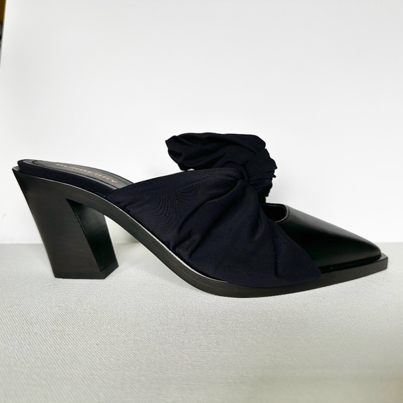 Authentic Burberry Scarf Tie Leather Point-toe Mules***Size: EU 39.5***NIB - Picture 10 of 14